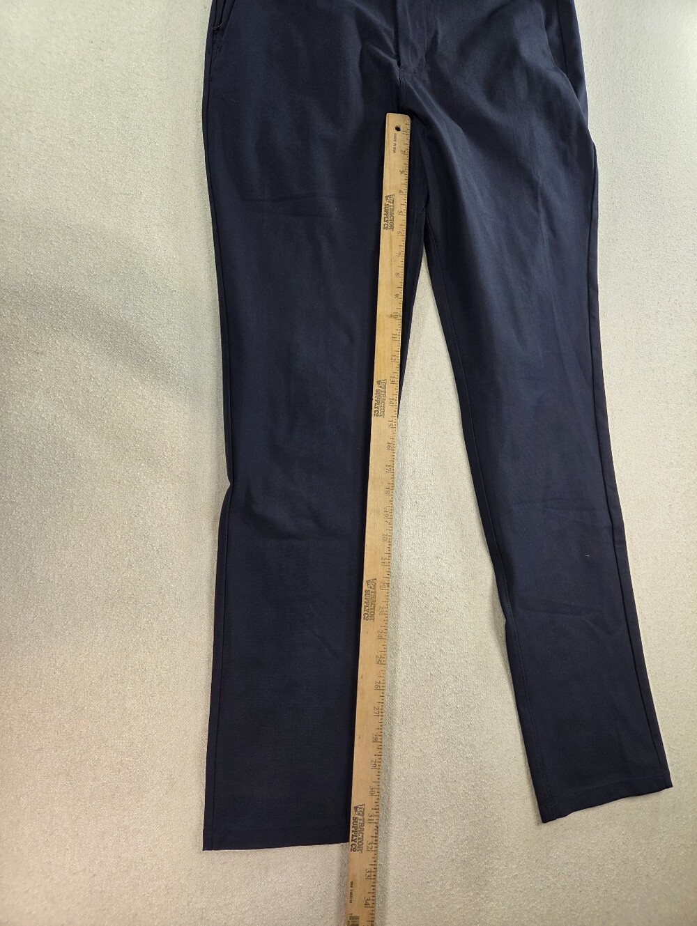7 Diamonds Infinity Pant Mens 34x32 Navy Tech Chino Golf - Picture 7 of 7
